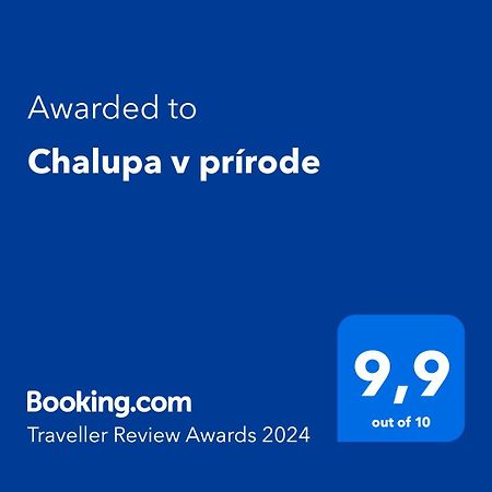 Chalupa V Prirode Pliesovce Exterior photo
